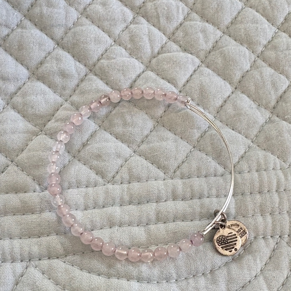 Alex and Ani Pink Beaded Bracelet